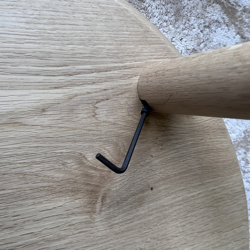 ナラの木ラウンドテーブル ちゃぶ台 70㎝ ローテーブル