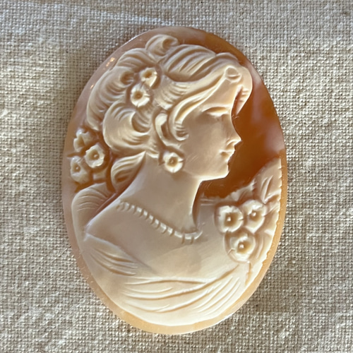 ネットで注文 イタリアの古いカメオ アンティークカメオルース Cameo アクセサリー