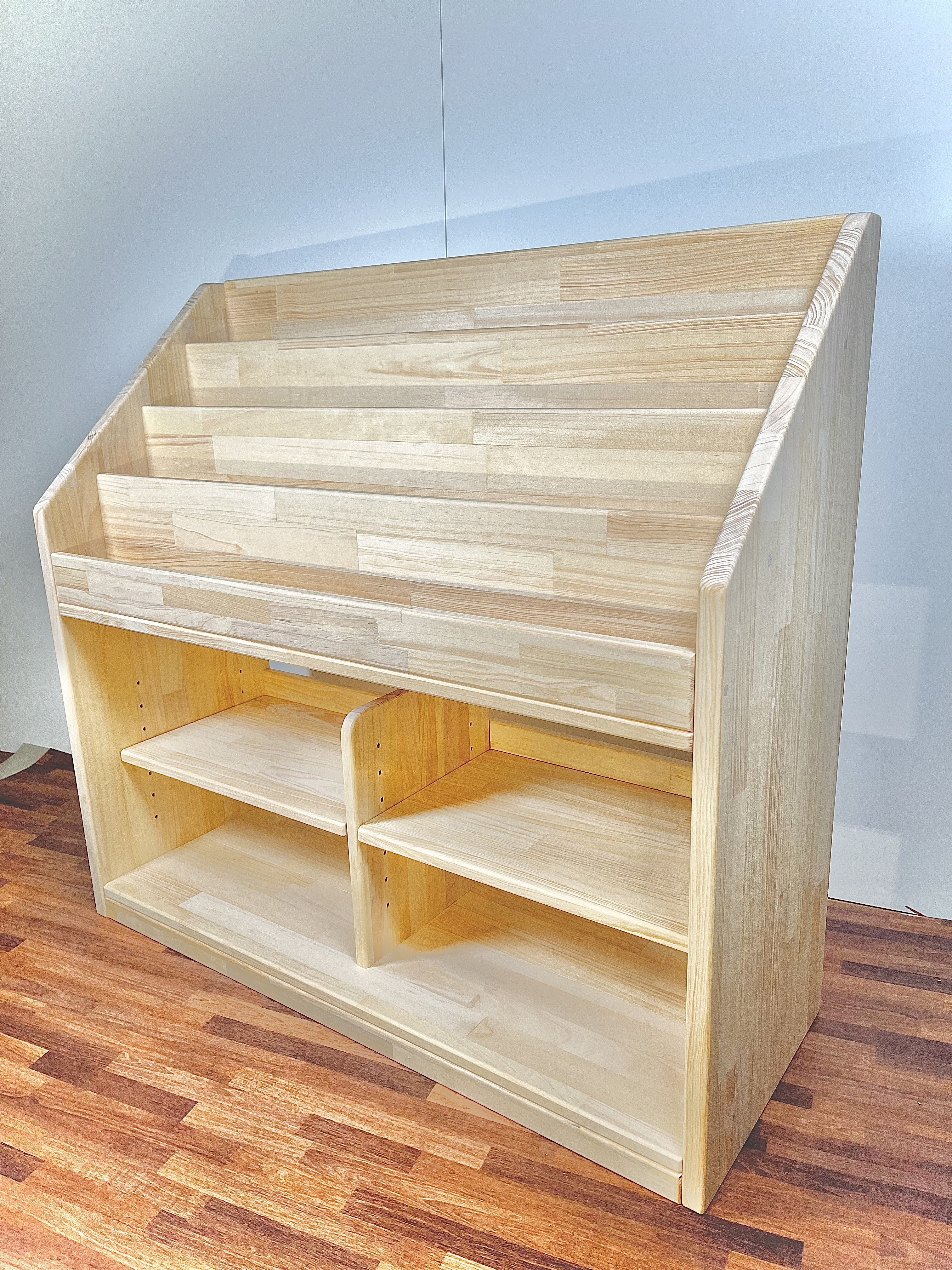 絵本棚 800 60日発送 本棚・絵本棚・マガジンラック 木工製作所【発送