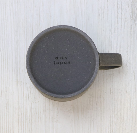 黒土鍵マグ　グリーン【美濃焼】 7枚目の画像