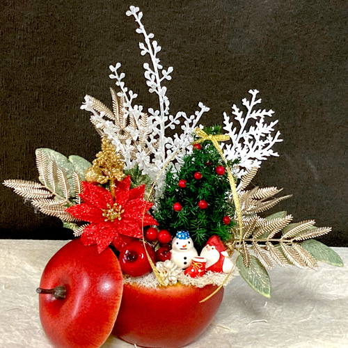 りんごの国のサンタさんと雪だるま君のChristmas