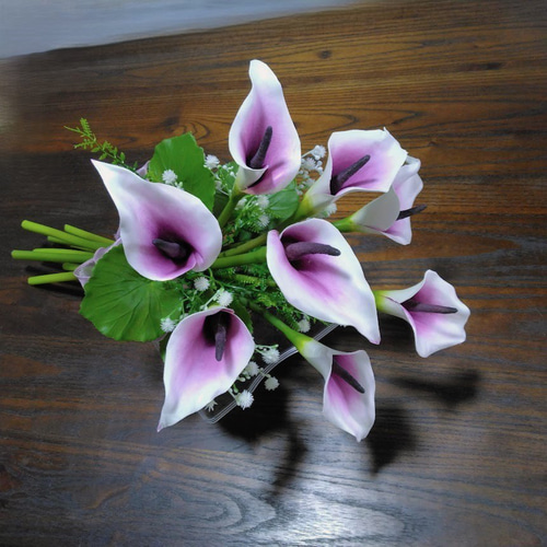 わんだふる様ご検討用＊やわらかカラーのブーケ＊お仕上げ飾りパールイメージ わんだふる様ご検討用＊やわらかカラーのブーケ＊お仕上げ飾り