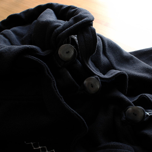 新品　イズスカラー　ボタニカル刺繍　ウールライク　ダブルボタン　コート コート チェスターコート メンズ ミドル丈 ウール地 ダブル