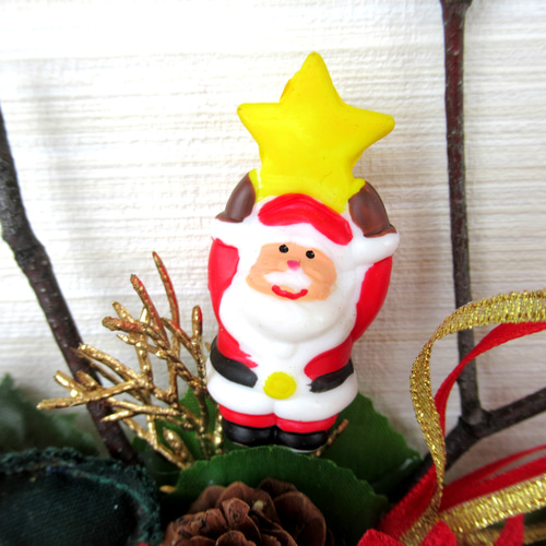 小さめ♪クリスマスリース♪♪ フラワーリース＊ 小さめ 玄関リース クリスマスリース ホワイト