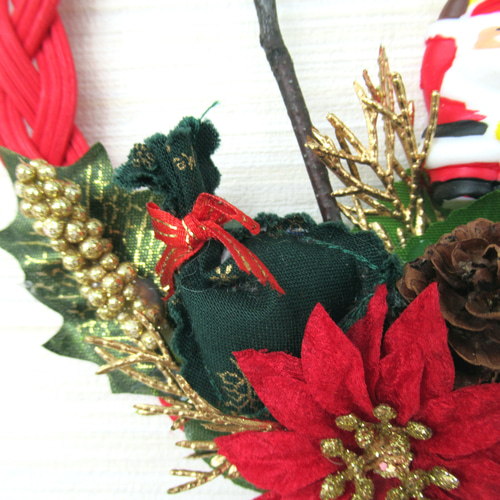 クリスマスリース飾り 小24-3 リース kisetukazari2 通販 18481128