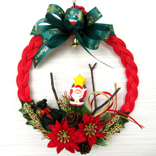 クリスマスリース飾り 小24-3 リース kisetukazari2 通販 18481128