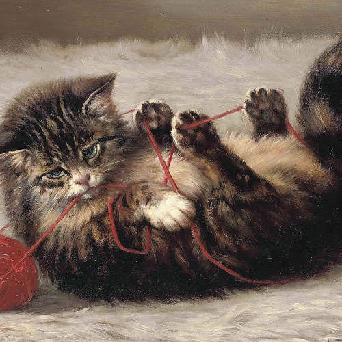 絵画 。壁掛け絵☆【猫ちゃんたちの幸せなクリスマスパーティー】05 絵画 額入り 壁掛け F6 千春 しあわせのねこ 複製画 1枚 日本