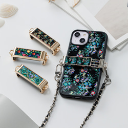 天然貝殼藝術與珍珠母貝★背夾、智慧型手機夾、肩夾|只需夾住您的智慧型手機 [12 種類型可供選擇] 第3張的照片