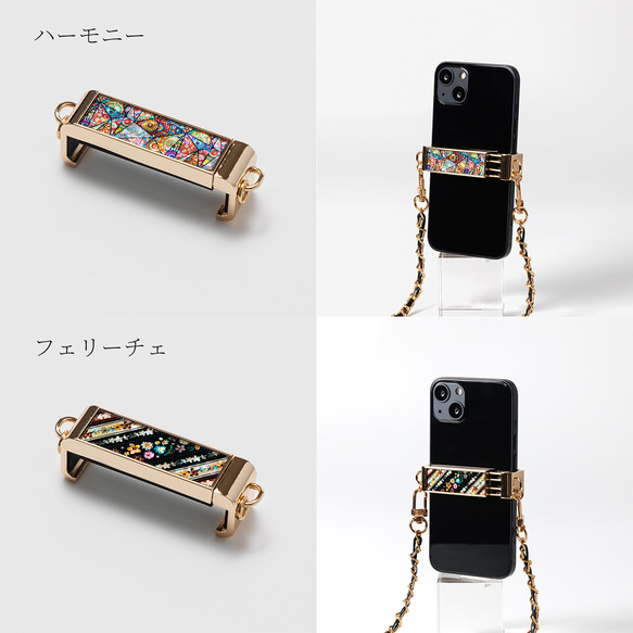 天然貝殼藝術與珍珠母貝★背夾、智慧型手機夾、肩夾|只需夾住您的智慧型手機 [12 種類型可供選擇] 第10張的照片