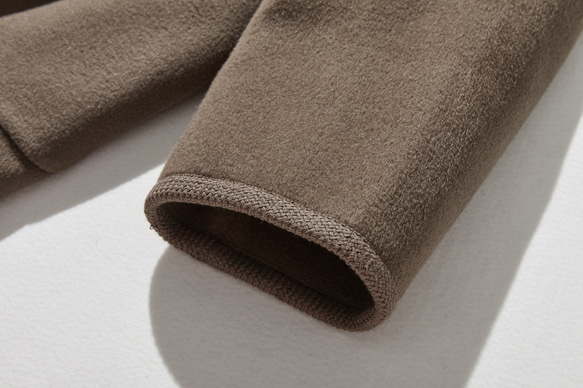 暖かくセンスを高める　フード付きアウター　ウールコート　241018-1 7枚目の画像