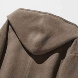 暖かくセンスを高める　フード付きアウター　ウールコート　241018-1 9枚目の画像