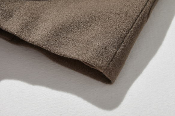 暖かくセンスを高める　フード付きアウター　ウールコート　241018-1 10枚目の画像