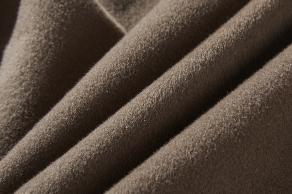 暖かくセンスを高める　フード付きアウター　ウールコート　241018-1 11枚目の画像