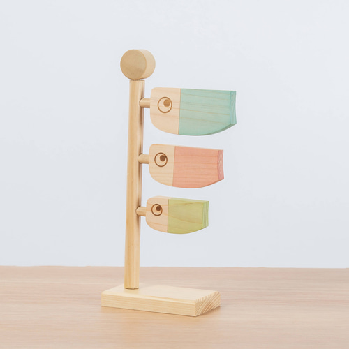 ことの木製鯉のぼり（0502）（ひのき）｜五月人形｜端午の節句