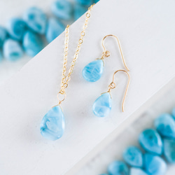 一点物 宇宙カラー アクアオーラ ワイヤーネックレス 日本製 天然石ペンダント 一点物 宇宙カラー アクアオーラ ワイヤーネックレス 日本製 天然石