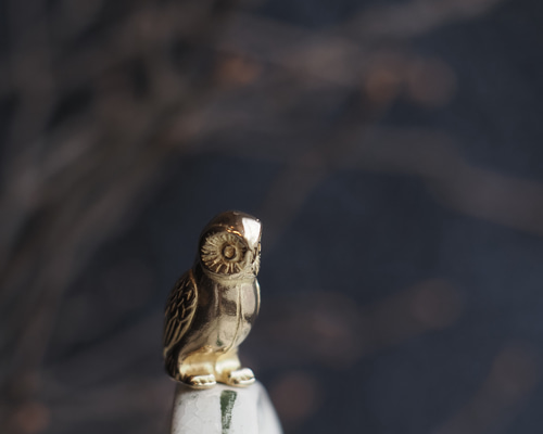 ALPACA PLATEADA Y　フクロウ　梟　置物　C　6772 ALPACA PLATEADA Y フクロウ 梟 置物 C 6772 ALPACA PLATEADA Y