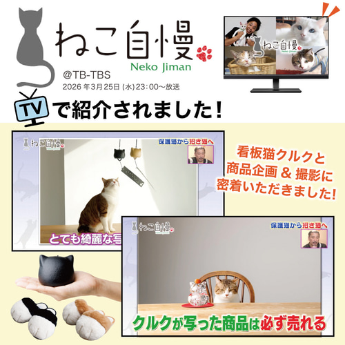 TVで紹介✨【ねこの鏡餅】一年の始まりを猫と一緒に！365日毎日飾れる