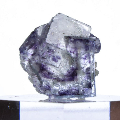 ヤオガンシャン産　パイライト共生　パープルゾーニングフローライト ヤオガンシャン産ブルー/パープル・ゾーニングフローライト原石