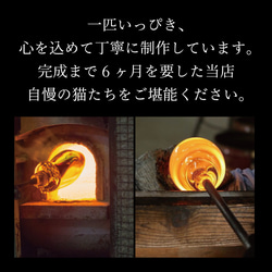 愛猫さまのお仏壇にも！【ねこの鏡餅/光る台座付き】クリア2025 7枚目の画像