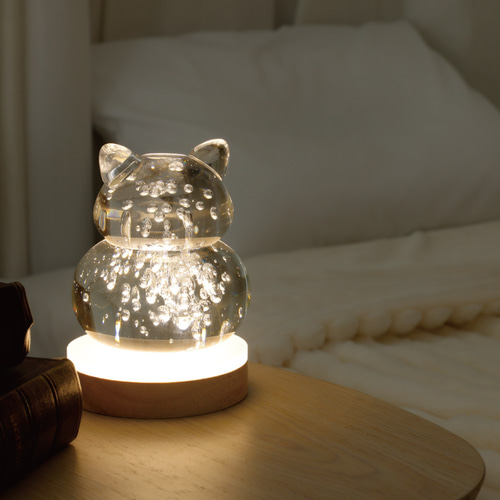 残りわずか！超早割お正月2026【ねこの鏡餅/光る台座付き】 鏡餅