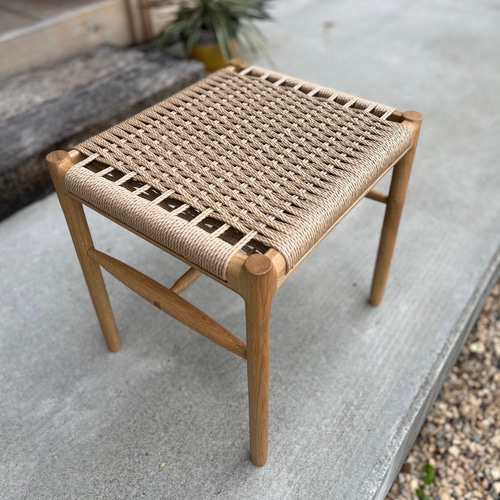 ケヤキのペーパーコードスツール 楽天市場】ペーパーコード スツール 椅子 無垢材【ART OF BLACK