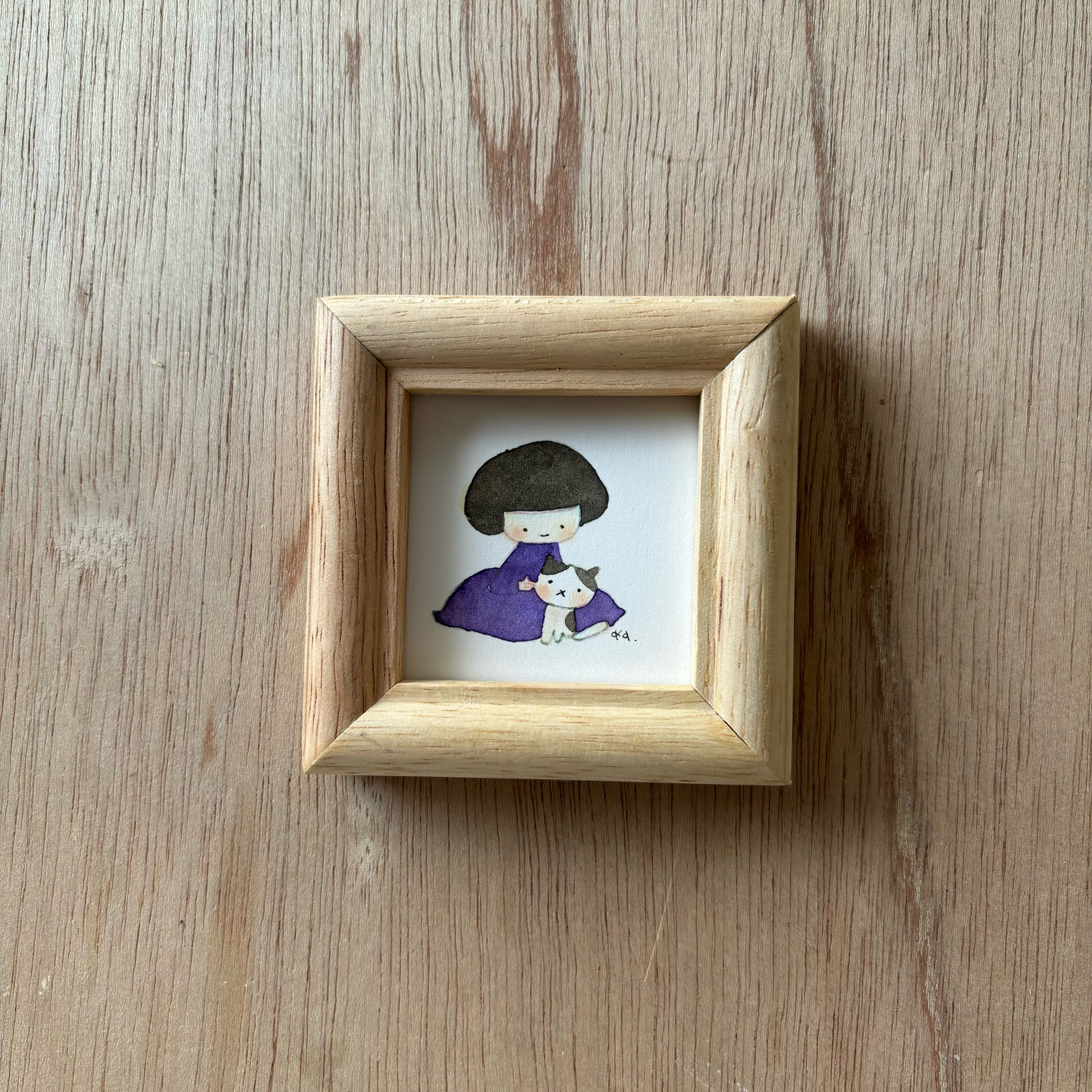 「キミの場所」ミニ額　原画