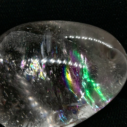 アイリスクォーツ 水晶 たまご 約40mm 1個 穴なし 握り石・天然石