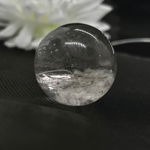 アイリスクォーツ 水晶 たまご 約40mm 1個 穴なし 握り石・天然石