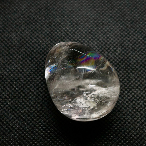 アイリスクォーツ 水晶 たまご 約40mm 1個 穴なし 握り石・天然石