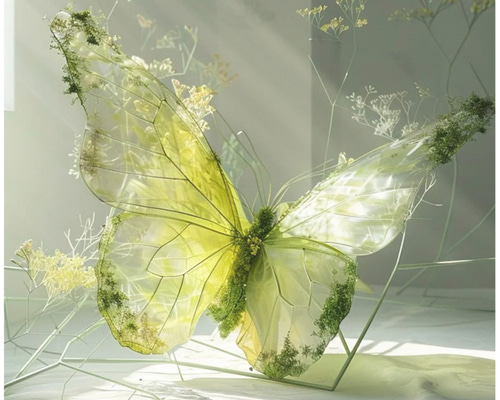 インテリア 蝶々の飾り 夏の飾り 可愛い蝶々の飾り 楽しい夏の雰囲気を