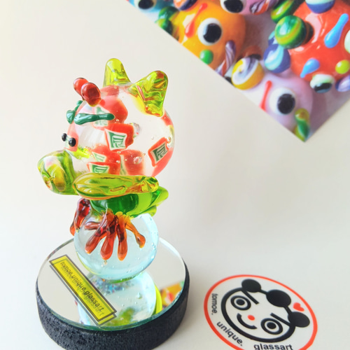 ガラスの龍 立体・オブジェ tomoe.unique.glass 通販 18482573｜Creema