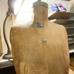 ヴィンテージ風　銀貨で作ったサンダーバード＋ターコイズネックレスクウォーターダラー 7枚目の画像