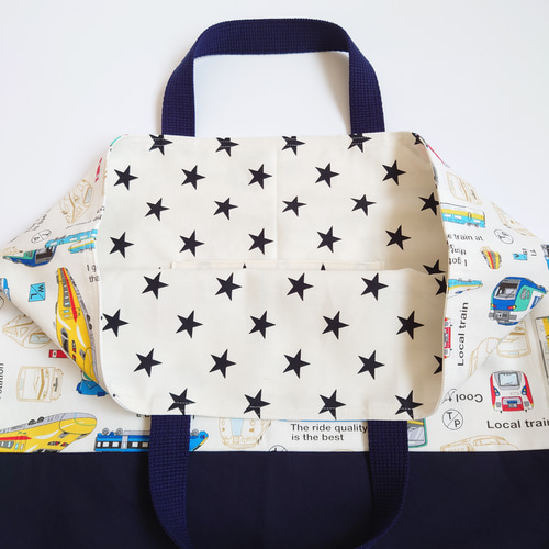 No.324＊入学入園グッズ 手提げバッグ ハンドメイド レッスンバッグ