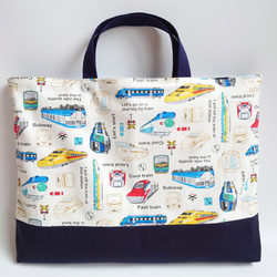 リバーシブル 昆虫 × 星 レッスンバッグ 手提げかばん トートバッグ