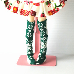 ボーダー マニア オーバーニーソックス リカちゃん ブライス ボーダー