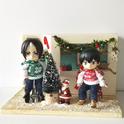 送料無料】オビツ11サイズ クリスマス カジュアルセット(緑) オビツ