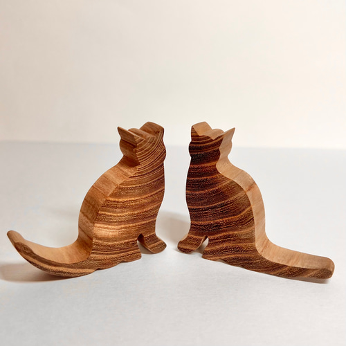ネコ 猫 金属 オブジェ 置物 インテリア 工芸品 美術品 A2822