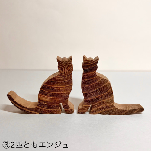 【ねこ】オブジェ2点まとめ買い 白猫 ネコ 猫 キャット オブジェ 置物 インテリア オーナメント