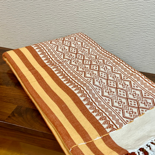 マルチクロス マルチカバー ミャンマー民族の伝統的な模様をモチーフ