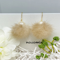 カラフルキャンディビーズピアス ハンドメイドピアス ピアス（フック