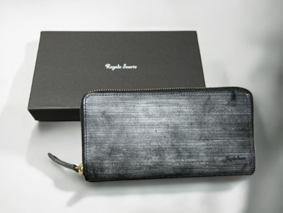 長く使える　極厚4㎜の入手困難な英国ベイカー社製　ブライドルレザー　長財布 長く使える フルグレインレザー「ベイカー社製」極厚4㎜の