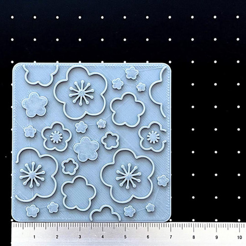 和菓子型 押し型 桜 さくら 花 菓子道具 模様型 練り切り ねり