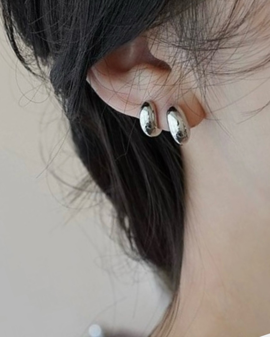 TEN.シルバー925 2wayフックピアス