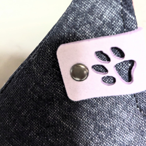 前掛け風レトロ✿にゃんこ型トートバッグ トートバッグ *Myu✿handmade 