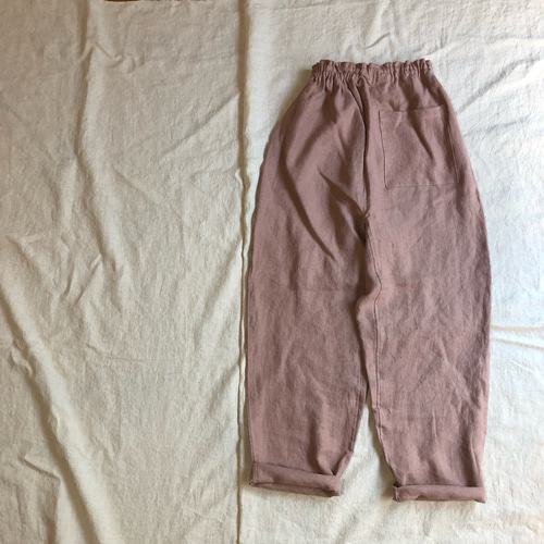 リネンのもんぺ　ピンク リネンのもんぺ ピンク ロングパンツ nuuMonpe 通販 11702415