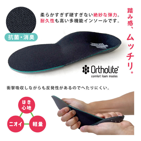 モチッと モチタフインソール フルサイズ RegetA MochiTough つかれどめ MMT-FL 3枚目の画像