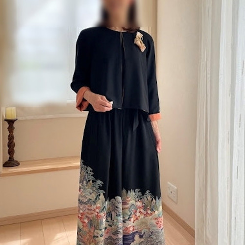 着物リメイクセミオーダー（留袖） セットアップ nunodekukimono