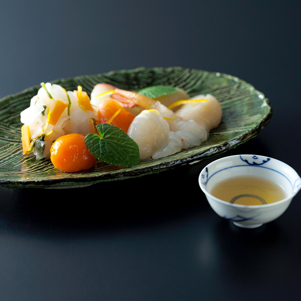 料亭の昆布〆- 漁味 -(2人前)＜冷凍便＞0020375　　京都 料亭 お中元 お歳暮 熨斗 ギフト プレゼント 帆立