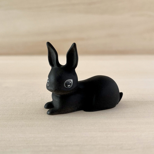 訳有り リアル うさぎ バッグ 黒うさぎ ウサギ アートドール