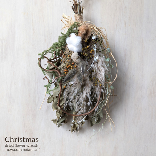 専用＊winter＊コットン＆ホオズキ ドライフラワーリース 5e80903382133aea16dffb979711e9